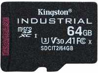 Kingston Industrial microSD -64GB microSDHC Industrial C10 A1 pSLC Karte