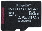 Kingston Industrial microSD -64GB microSDHC Industrial C10 A1 pSLC Karte