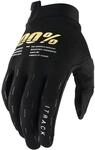 100% iTRACK Handschuhe, Erwachsene (Schwarz, Mittel), M, 10015-001-11