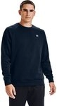 Under Armour Herren Rival Fleece Crew, sportlicher Fleecepullover mit loser Passform,