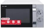Sharp R204WA Solo-Mikrowelle, 20 L, 800 W, 6 Leistungsstufen, Timer von 30...