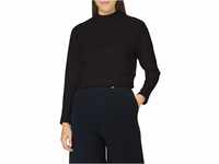 Urban Classics Damen Ladies Interlock Short Turtleneck Crew Sweatshirts, Black, M