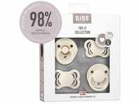BIBS Schnuller 4er-Pack, Try it starter pack, BPA-frei, Kirschform,...
