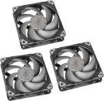 Phanteks T30-120 PWM-L&uuml;fter Set mit 3 St&uuml;ck 120 mm Fans Schwarz | Leistungsstarke