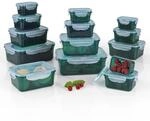 GOURMETmaxx Frischhaltedosen mit Deckel Klick-it 14-Dosen-Set |...