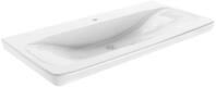 FACKELMANN Keramik Waschtisch MILANO - Ca. 107,5 x 17 x 54,5 cm, Keramikbecken,