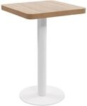 vidaXL Bistrotisch Hellbraun 50x50 cm MDF