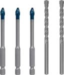 Bosch 5x EXPERT HEX-9 Hard Ceramic Bohrer Set (f&uuml;r Harte Fliesen, Weiche Fliesen, &Oslash;