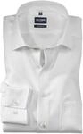 OLYMP Herren Oberhemd Langarm Luxor,Twill,modern fit,Global Kent,Hellbeige 20,43