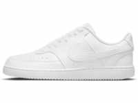 Nike Herren Court Vision Low Schuhe, White/White-White, 47 EU