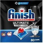 Finish Ultimate Infinity Shine Sp&uuml;lmaschinentabs Sparpack 80 Finish Caps