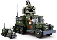 Sluban SL95556, WWII - Alliiertes Halbkettenfahrzeug [M38-B0685], Spielset,