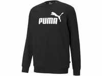 Puma Herren Crew Pullover, Langarm, Puma Black, 3XL