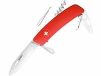 SWIZA Erwachsene Messer TT03, rot, Silber, One Size, SZA701000