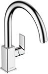 hansgrohe Vernis Shape M35 - K&uuml;chenarmatur, 1 Stahlart, Wasserhahn K&uuml;che mit