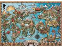 Ravensburger Puzzle 16728 - Geheimnisvolles Atlantis - 1000 Teile Puzzle für
