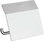 hansgrohe AddStoris - Toilettenpapierhalter mit Deckel, Klopapierhalter f&uuml;r