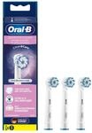 Braun Toothbrush Heads Sensitive Clean, 3 St&uuml;ck