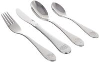 Raupe Nimmersatt 19409 Kinderbesteckset 4tlg, Edelstahl Edelstahlbesteck, Mehrfarbig,