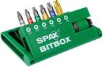 SPAX BITbox T-STAR plus, Schnellwechsel-Bithalter, 6 Bits: T10, T15, T20, T25, T30,