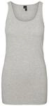 Vero Moda NOS Damen VMMAXI MY SOFT LONG TANK TOP GA NOOS Top,, per pack Grau (Light