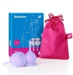 Satisfyer Feel Good Menstruationstasse 2 St&uuml;ck | Wiederverwendbare & nachhaltige