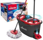 Vileda Turbo 3in1 Komplett-Set| Wischmopp mit Mikrofaser-Moppkopf gegen hartn&auml;ckigen
