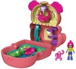 Polly Pocket GTM59 - Drehspa&szlig;-Schatulle Faultier, mit kleine Puppe, Faultierfigur &