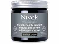 Niyok® 2-in-1 anti-transpirante Deocreme "Oriental Wood" (40ml) •...