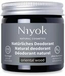 Niyok 2-in-1 anti-transpirante Deocreme "Oriental Wood" (40ml) &bull; Nat&uuml;rliches...