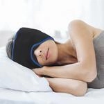 mysleepmask Schlafmaske inklusive 2 Ohrst&ouml;pseln und 2 Gelpads Bequeme Bio-Baumwolle