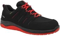 ELTEN Sicherheitsschuhe Maddox GTX W Black-red Low ESD S3S CI, Damen und Herren,