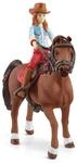 SCHLEICH 42539 Horse Club Hannah & Cayenne, ab 5 Jahren, Horse Club - Spielset,...