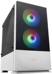 Mars Gaming MCZW, Premium-Kompakt-PC-Geh&auml;use, MicroATX, Panel + Front Mesh,...
