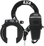 AXA Block XXL Rahmenschloss + ULC 100 Einsteckkette, Set mit Tasche &ndash;