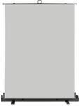 Walimex pro Roll-up Panel Hintergrund grau 155 x 200 cm, Fotohintergrund mit