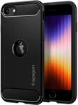 Spigen Rugged Armor H&uuml;lle Kompatibel mit iPhone SE 2022 5G und iPhone SE 2020