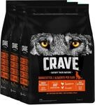 Crave Adult Trockenfutter mit Truthahn & Huhn, 3 Beutel, 3x2,8kg &ndash; Premium