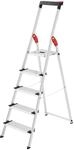 Hailo L75 ComfortLine Alu-Sicherheits-Stehleiter Jubil&auml;umsmodell | 5 XXL-Stufen bis