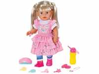 BABY born Kindergarten Little Sister, Puppe mit Haaren und Funktionen ohne...