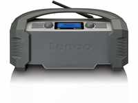 Lenco ODR-159 Dab+ Baustellenradio - Bluetooth 5.0, IP54 FM-Empfänger, wasserdicht -