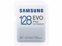 Samsung EVO Plus SD-Karte, 128 GB, SDXC UHS-I U3, Full HD, 130 MB/s Lesen,