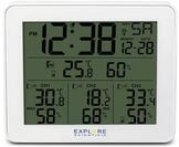 Explore Scientific WSH4003 Funk-Wetterstation mit Alarm, blaues Display mit