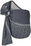 Hoppediz Ring-Sling Babytragetuch ab Geburt, Tragetuch mit Ringen, H&uuml;fttrage, kbA