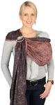 Hoppediz Ring-Sling Babytragetuch ab Geburt, Tragetuch mit Ringen, H&uuml;fttrage, kbA