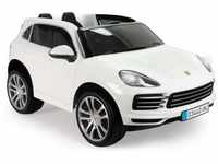 INJUSA - Elektroauto Porsche Cayenne S, 12V Batterie, Kinder +3 Jahre, Gaspedal,