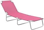 vidaXL Sonnenliege Klappbar Gartenliege Strandliege Freizeitliege Gartenm&ouml;bel...