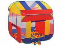 vidaXL Spielzelt mit 300 Bällen Handtasche Pop Up Spielhaus Kinderspielzelt