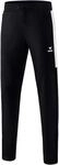 Erima Herren Squad Arbeits Trainingshose (1102004), schwarz/wei&szlig;, S