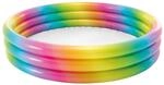 Intex 58439NP - Aufblasbarer Regenbogen-Pool, Vinyl, Mehrfarbig, 147x33 cm